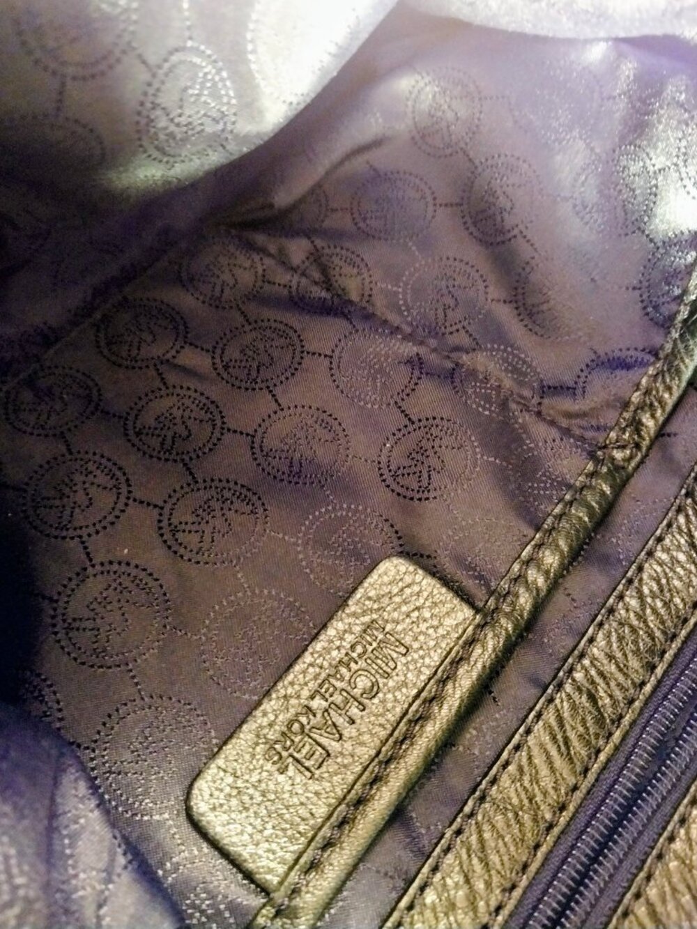 Michael Kors Hamilton Satchel Handbag PRE-OWNED - Picture 10 of 11